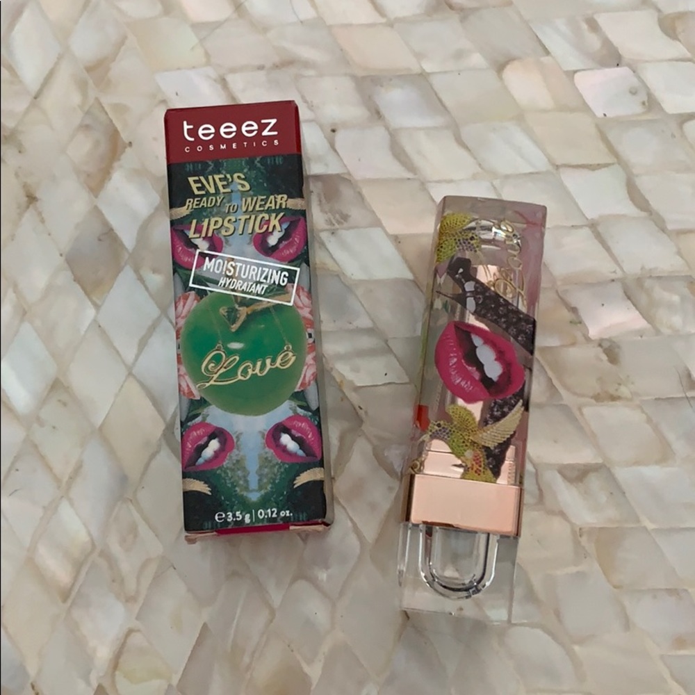 Teeez brand “Eve’s Ready to Wear” lipstick.